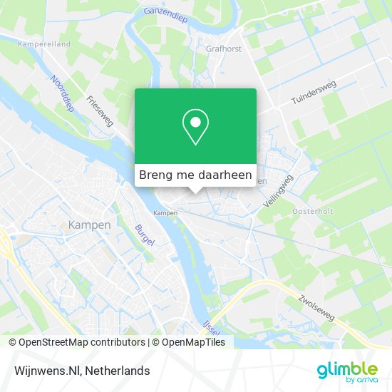 Wijnwens.Nl kaart