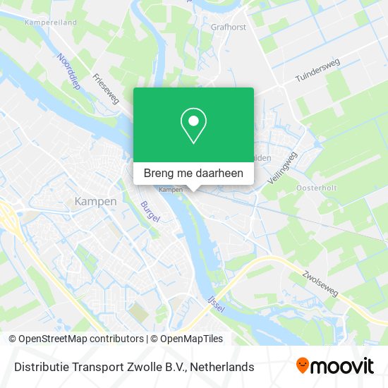 Distributie Transport Zwolle B.V. kaart