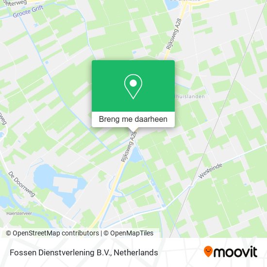 Fossen Dienstverlening B.V. kaart