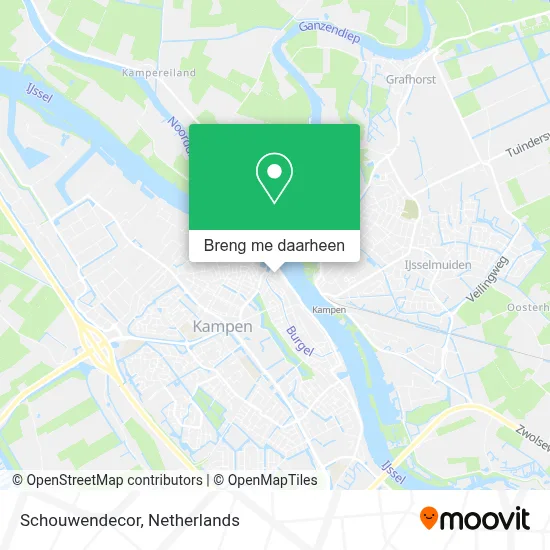 Schouwendecor kaart