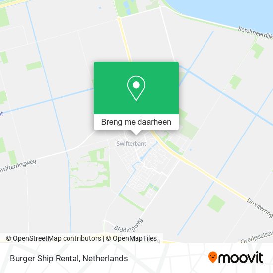 Burger Ship Rental kaart