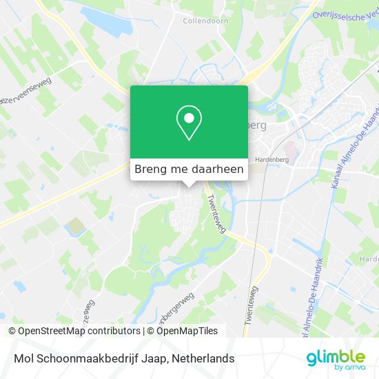 Mol Schoonmaakbedrijf Jaap kaart