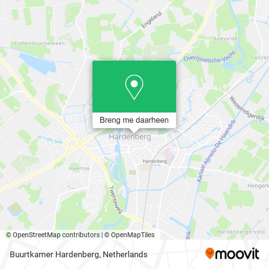 Buurtkamer Hardenberg kaart