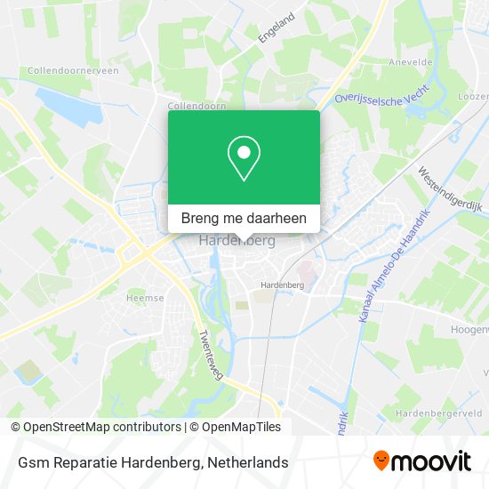 Gsm Reparatie Hardenberg kaart