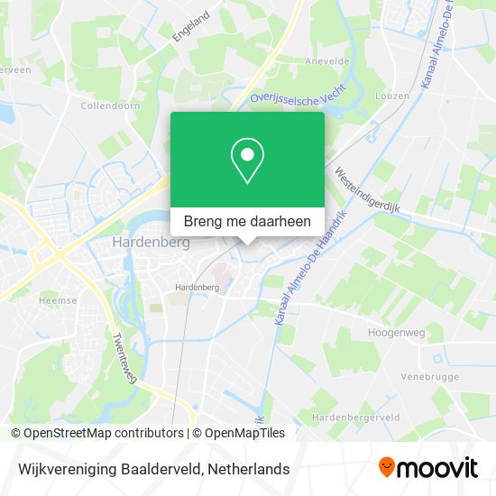 Wijkvereniging Baalderveld kaart