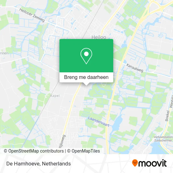 De Hamhoeve kaart