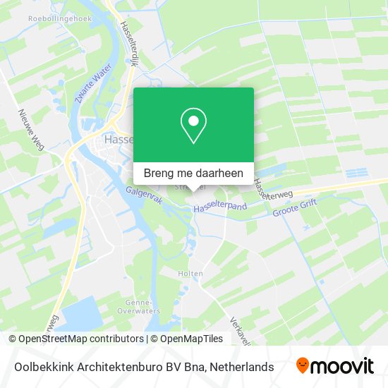 Oolbekkink Architektenburo BV Bna kaart