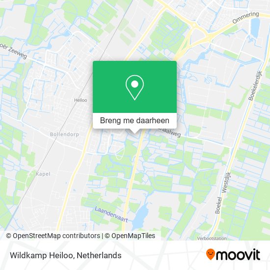 Wildkamp Heiloo kaart