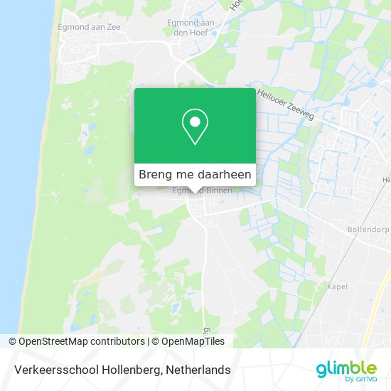 Verkeersschool Hollenberg kaart