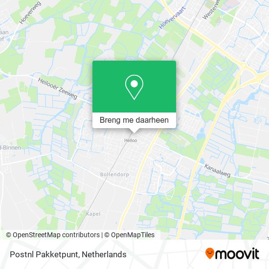 Postnl Pakketpunt kaart