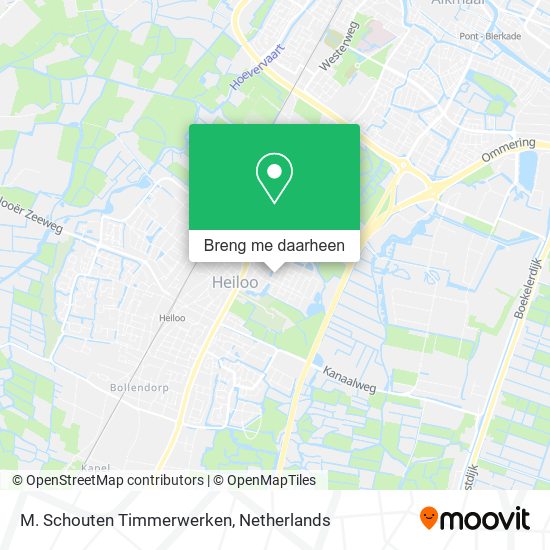 M. Schouten Timmerwerken kaart