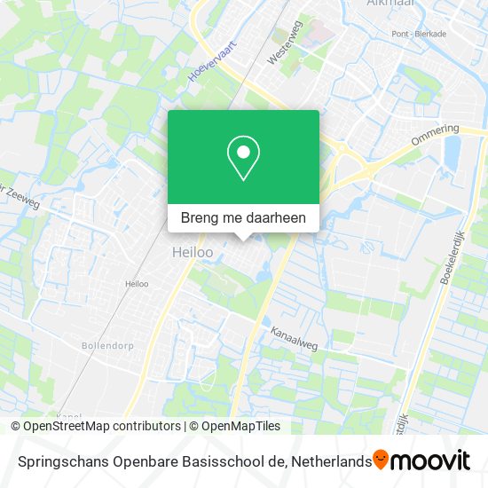 Springschans Openbare Basisschool de kaart