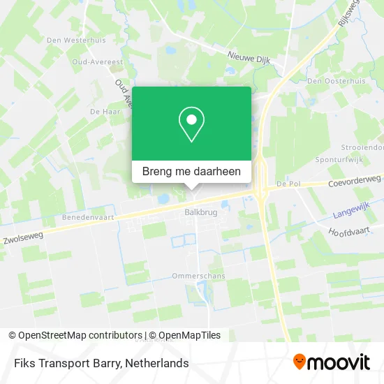 Fiks Transport Barry kaart