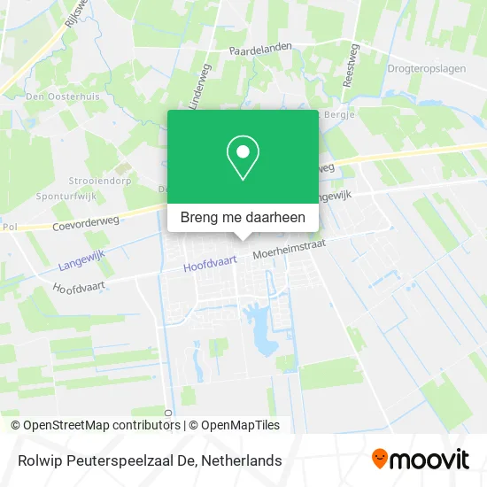 Rolwip Peuterspeelzaal De kaart