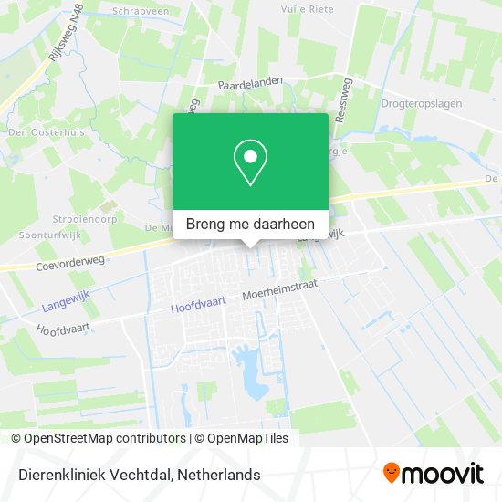 Dierenkliniek Vechtdal kaart