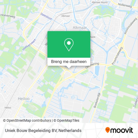 Uniek Bouw Begeleiding BV kaart