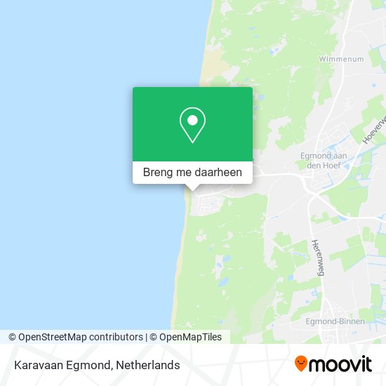 Karavaan Egmond kaart