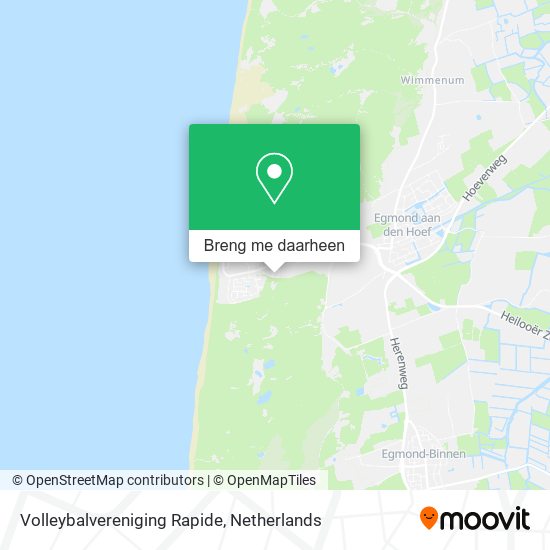 Volleybalvereniging Rapide kaart