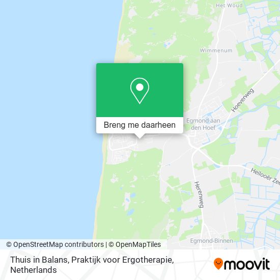 Thuis in Balans, Praktijk voor Ergotherapie kaart