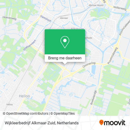 Wijkleerbedrijf Alkmaar-Zuid kaart