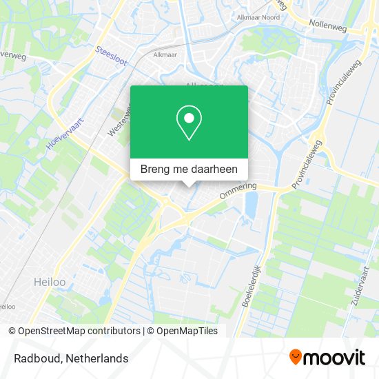 Radboud kaart