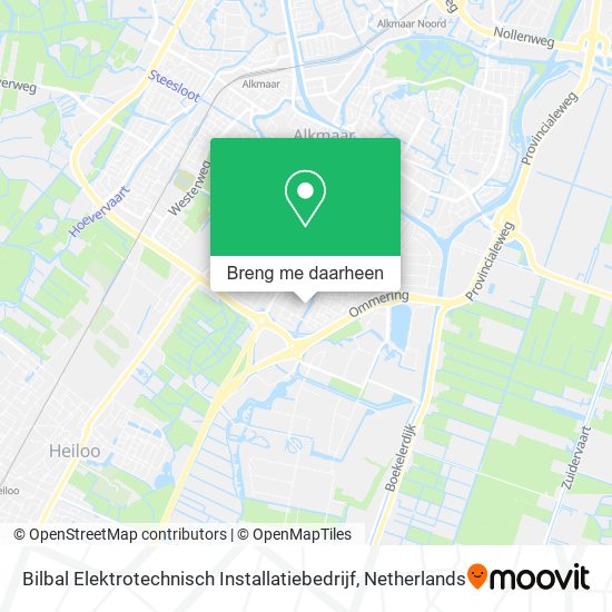 Bilbal Elektrotechnisch Installatiebedrijf kaart