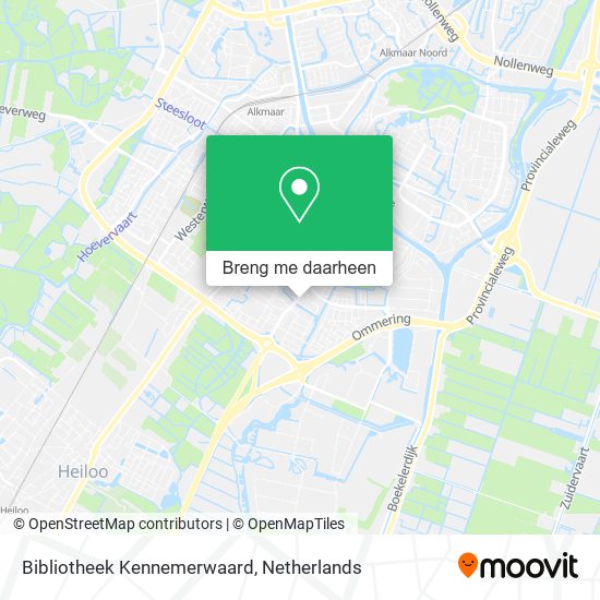 Bibliotheek Kennemerwaard kaart