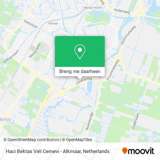 Haci Bektas Veli Cemevi - Alkmaar kaart