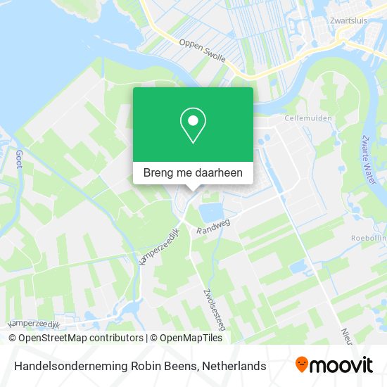 Handelsonderneming Robin Beens kaart