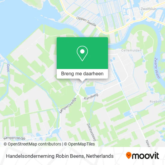 Handelsonderneming Robin Beens kaart