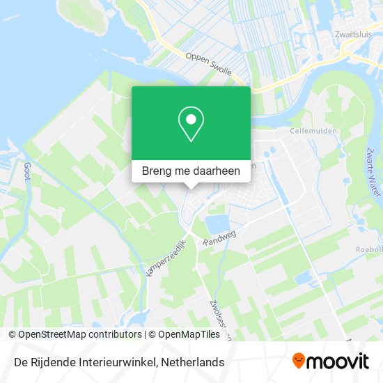 De Rijdende Interieurwinkel kaart