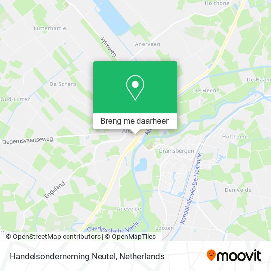 Handelsonderneming Neutel kaart