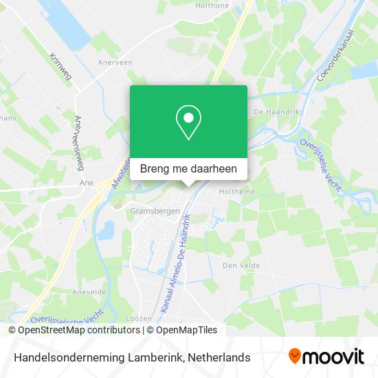 Handelsonderneming Lamberink kaart