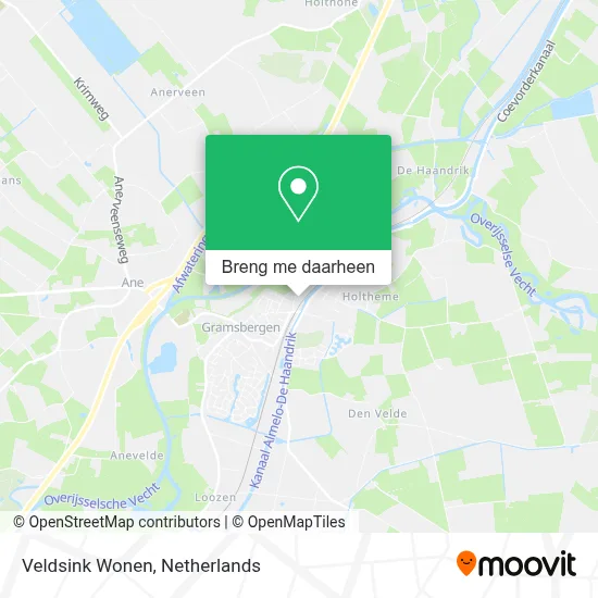 Veldsink Wonen kaart