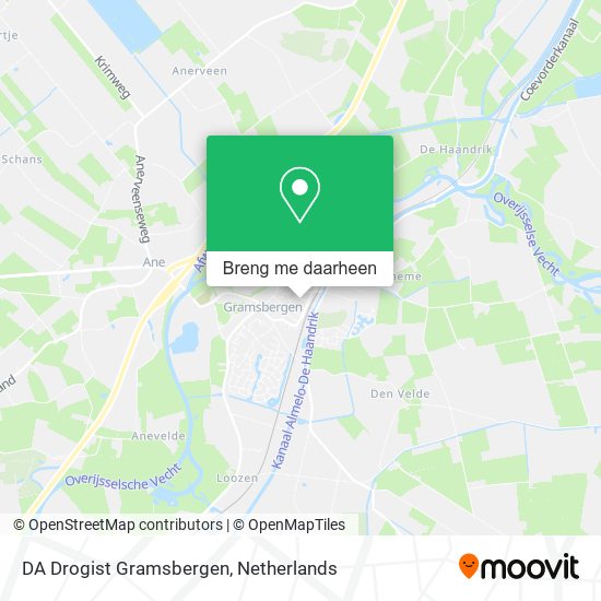 DA Drogist Gramsbergen kaart