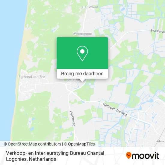 Verkoop- en Interieurstyling Bureau Chantal Logchies kaart