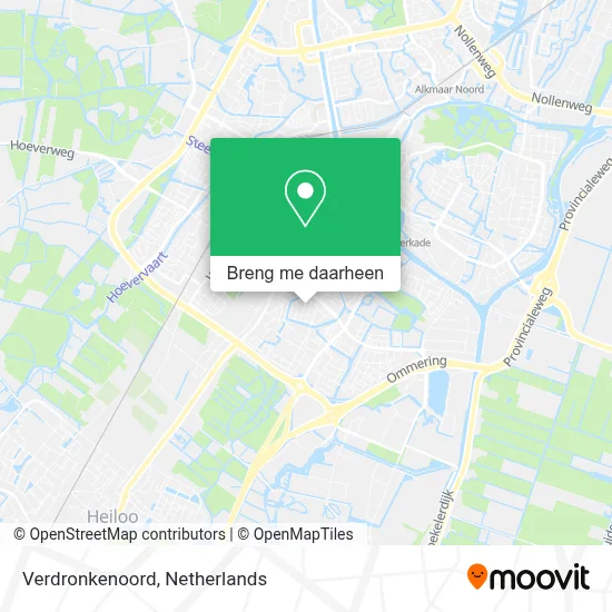 Verdronkenoord kaart