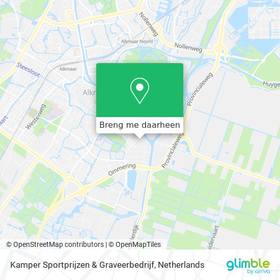 Kamper Sportprijzen & Graveerbedrijf kaart