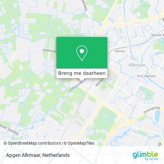 Apgen Alkmaar kaart