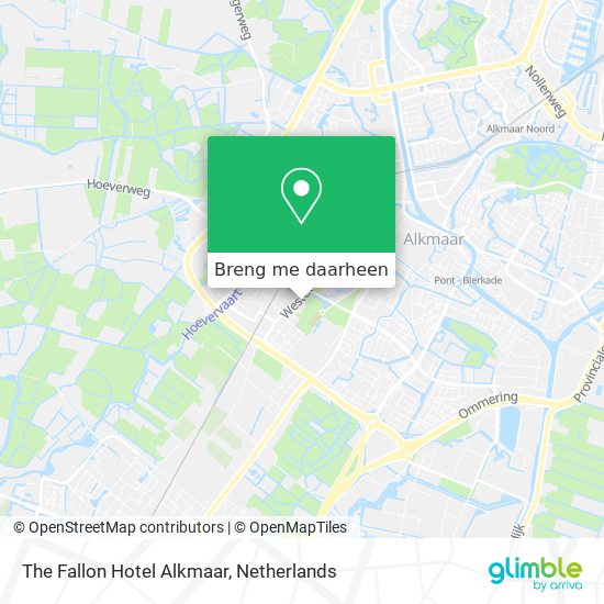 The Fallon Hotel Alkmaar kaart