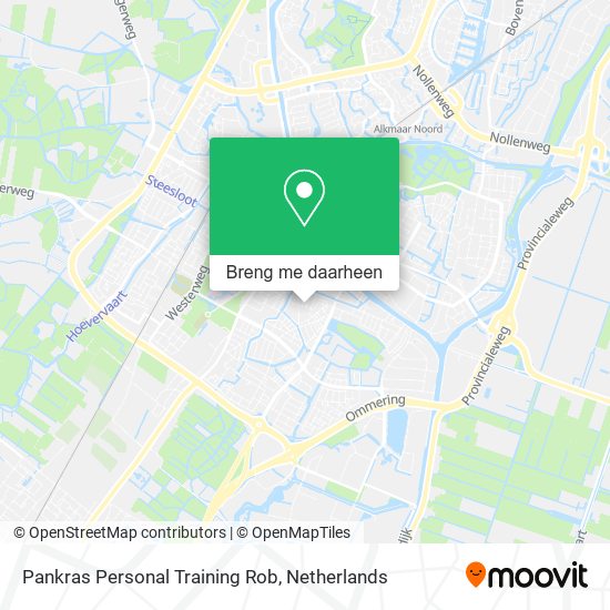 Pankras Personal Training Rob kaart