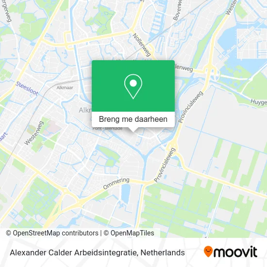 Alexander Calder Arbeidsintegratie kaart