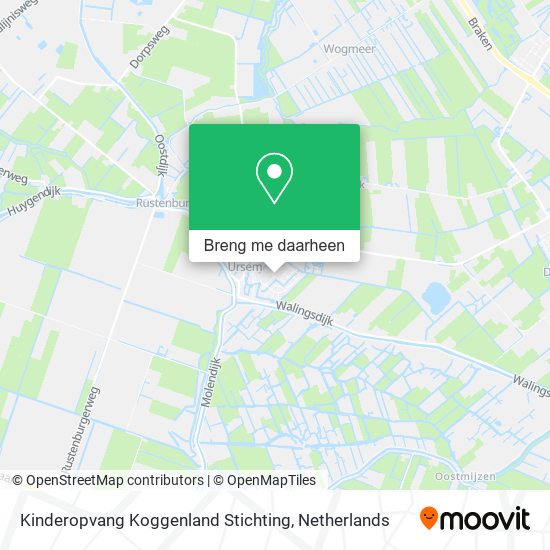 Kinderopvang Koggenland Stichting kaart