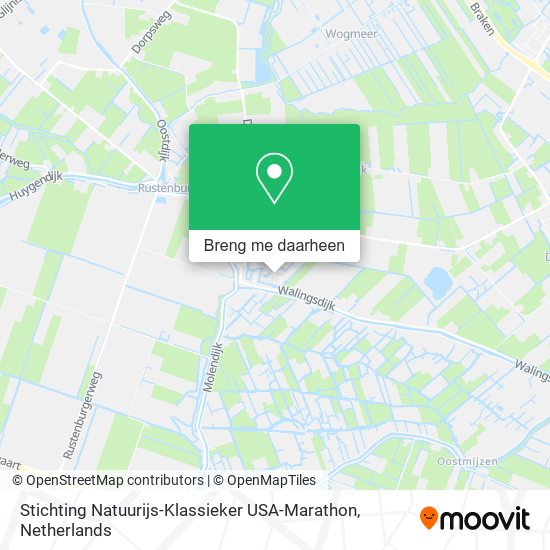 Stichting Natuurijs-Klassieker USA-Marathon kaart