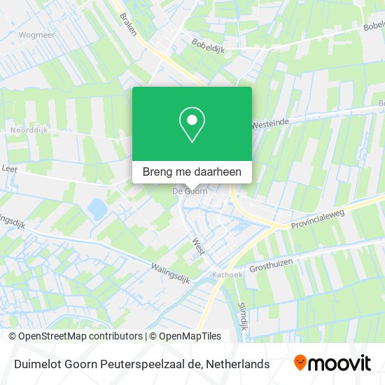 Duimelot Goorn Peuterspeelzaal de kaart