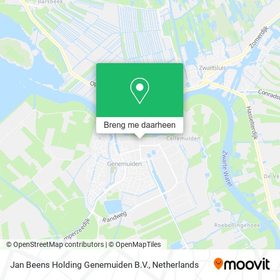Jan Beens Holding Genemuiden B.V. kaart