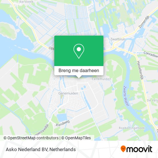 Asko Nederland BV kaart