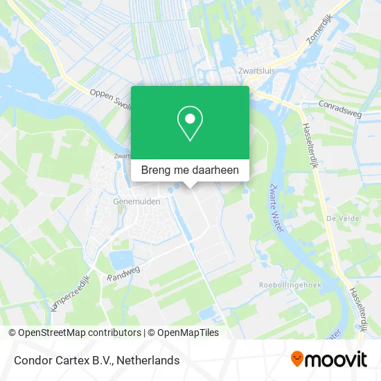 Condor Cartex B.V. kaart