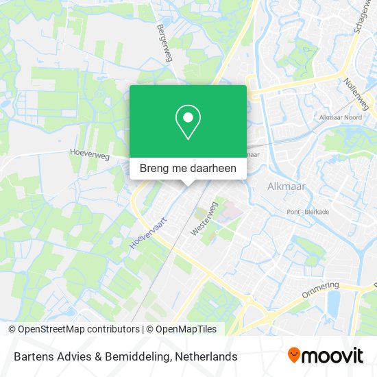 Bartens Advies & Bemiddeling kaart