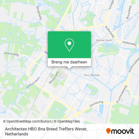 Architecten HBO Bna Breed Treffers Wever kaart